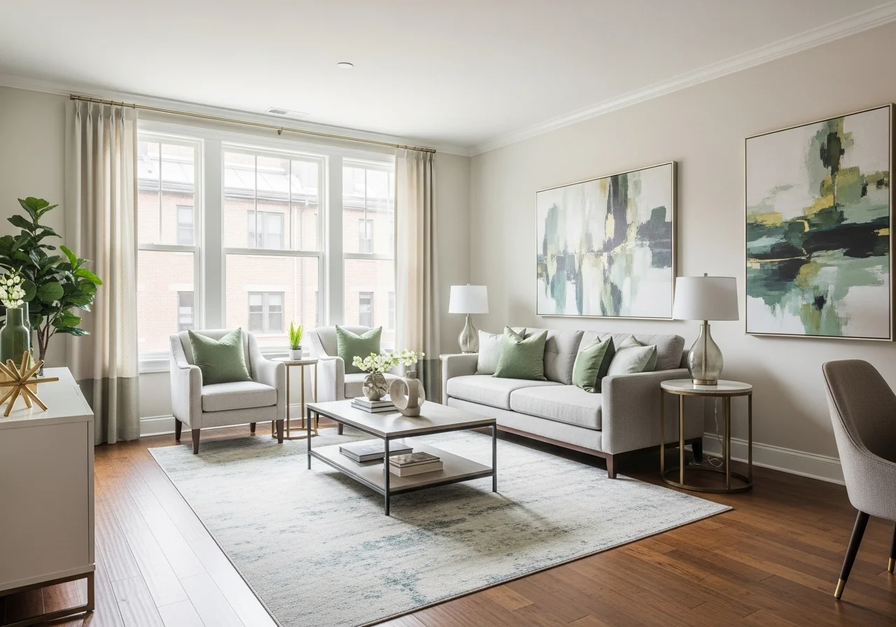 Comfortable home interior for a rent-to-own buyer