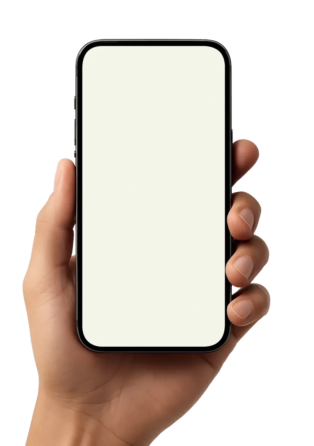Hand holding a phone showing the ProWorxx vendor app