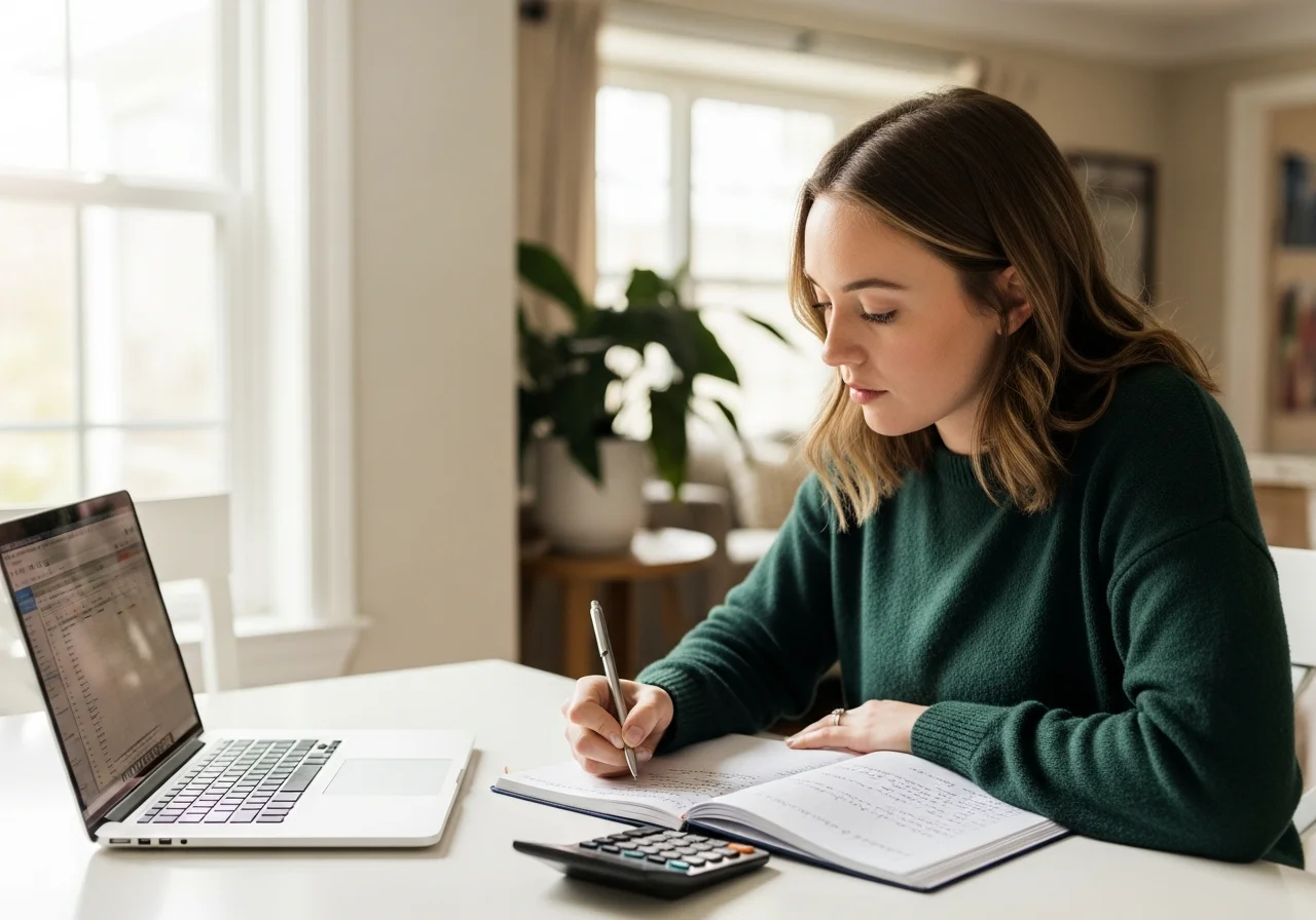 Real estate agent referring a client to Rent Solutions from her desk
