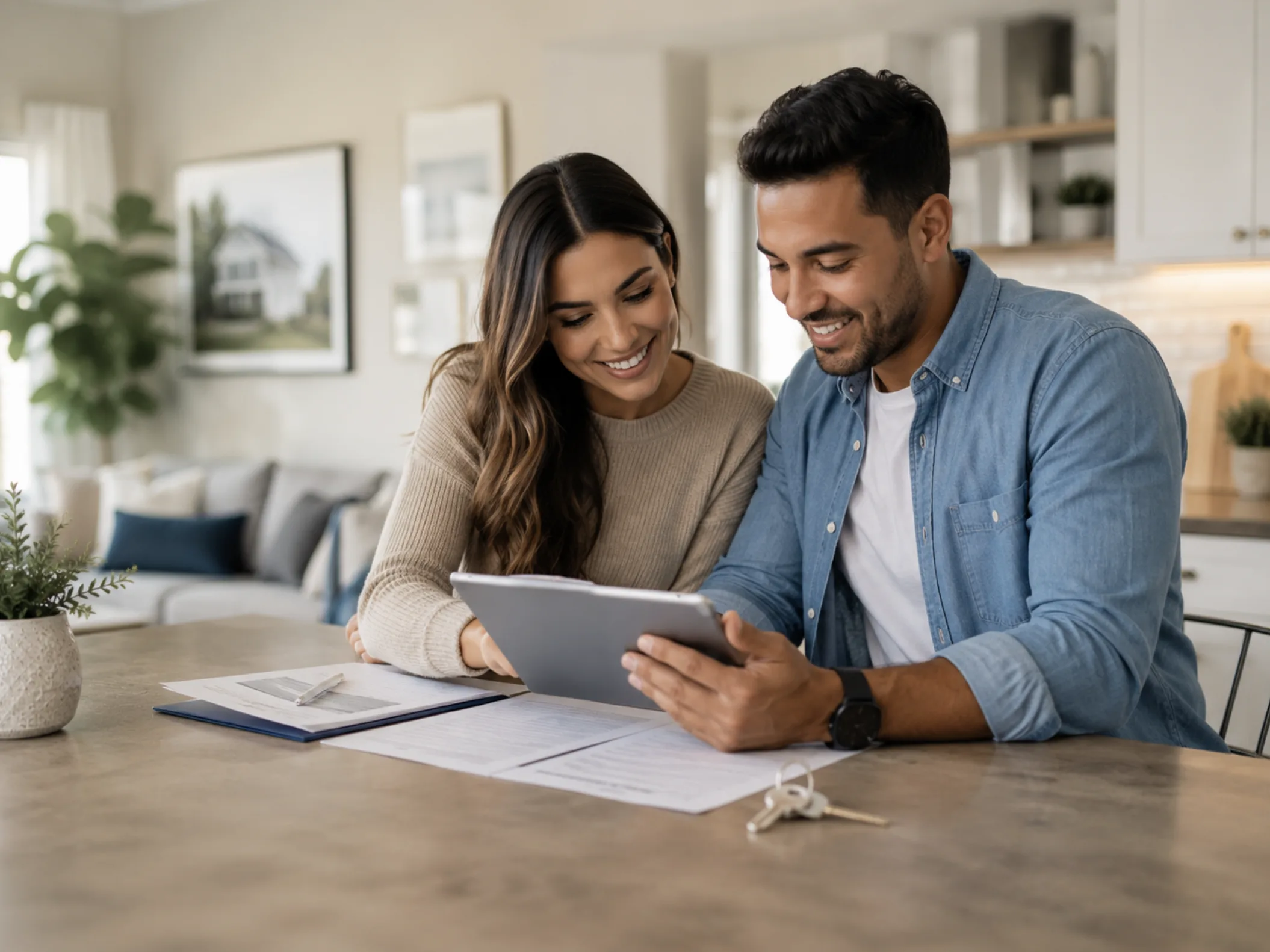 Property owner reviewing their rental finances